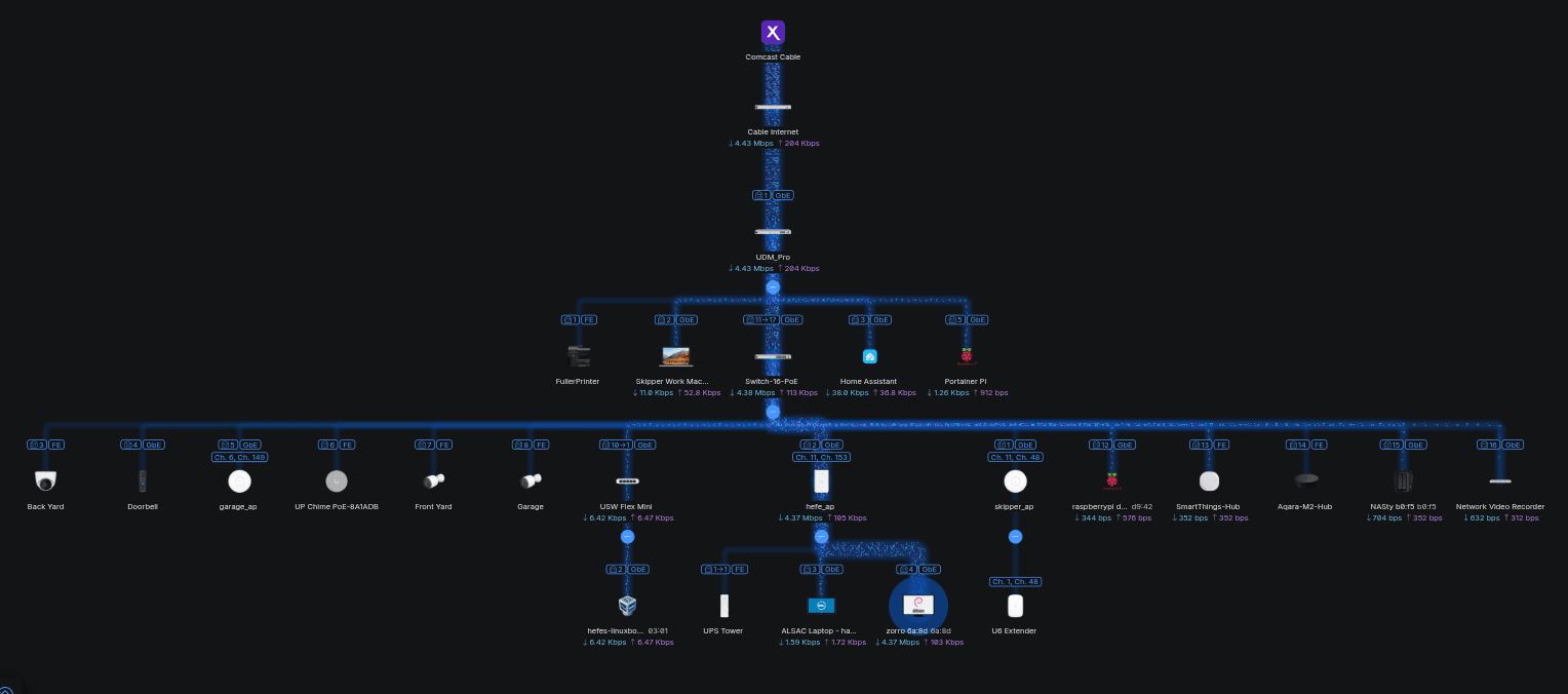 Home network topology